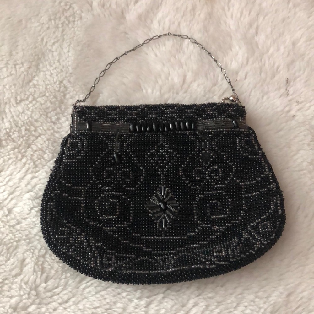 Vintage beaded purse p2116
